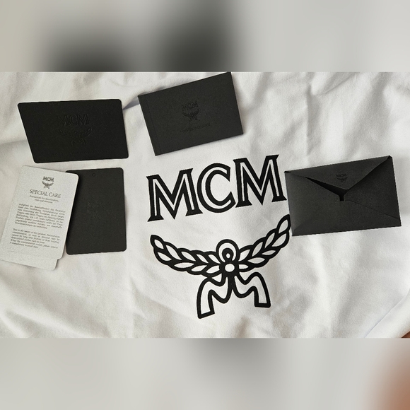 MCM Calfskin Ottomar Monogram Essential Bucket Bag - Picture 7 of 8